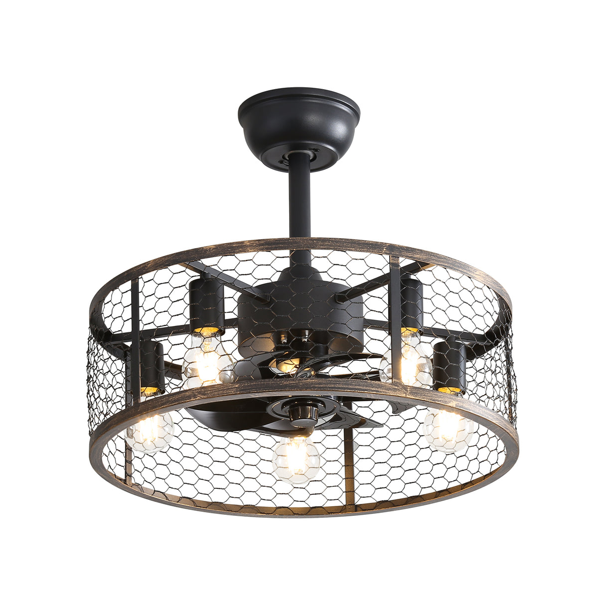 19.7In Classic Ceiling Fan with Light - V.I.P Digital Presence