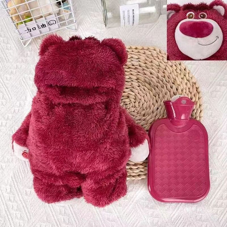 New Internet celebrity cartoon doll hot water bottle plush doll hand warmer water-filled hand warmer bag for girls hand warmer gift - V.I.P Digital Presence