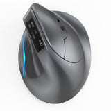 ZELOTES Master F-26C Display Bluetooth Wireless Charging Dual Mode Grip Vertical Anti Mouse Hand Mouse - V.I.P Digital Presence