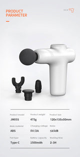 Mini Fascia Gun Muscle Relaxation Electric Vibration Massage Gun Mini Portable Fascia Gun - V.I.P Digital Presence