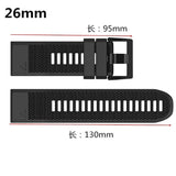 Correa de silicona de liberación rápida FIFATA para Garmin Fenix ​​6, 6S, 6X, 5X, 5, 5S, 3, 3HR, Forerunner 935 y 945.