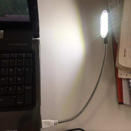 Ultra Bright 15 LED Flexible 35.2cm Mini Computer USB Work Light Lamp Flashlight For PC Laptop Convenient for Reading - V.I.P Digital Presence