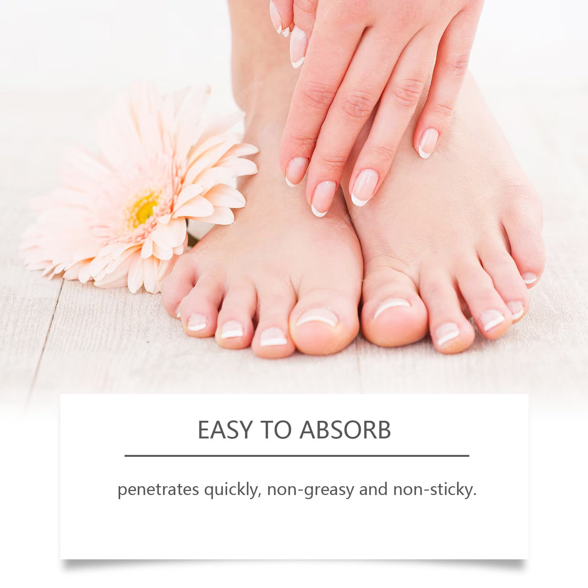 Solución para el cuidado de las uñas que hidrata suavemente y restaura el brillo y la luminosidad de las uñas.