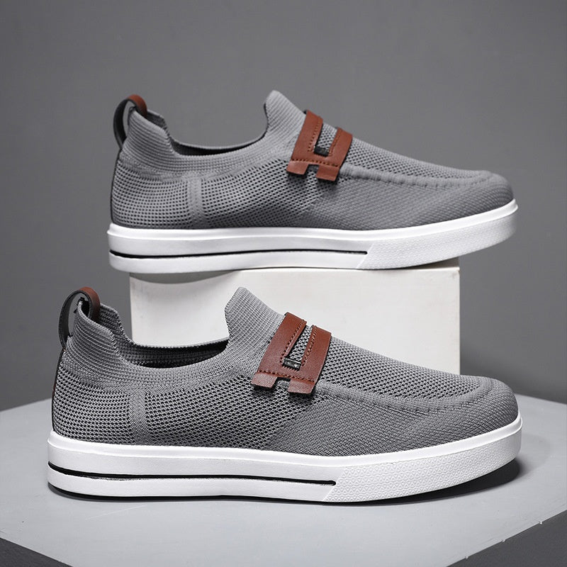 Soft elastic mesh shoes sports shoes lightweight business men's shoes - V.I.P Digital Presence