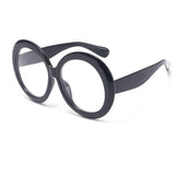 Personalized dual color sunglasses, fashionable circular large frame sunglasses for women - V.I.P Digital Presence