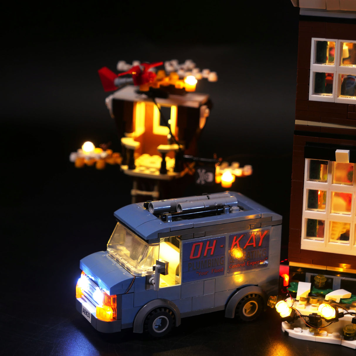 DIY building block lighting compatible with LEGO 21330 Little Home IDEAS building block remote control version LED lighting - V.I.P Digital Presence