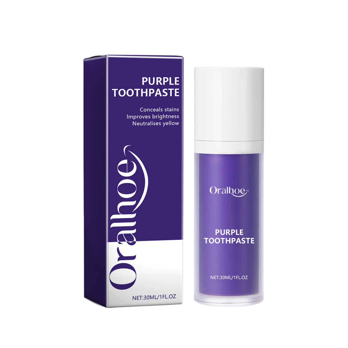 Purple Toothpaste, Deep Cleaning Tartar Stains Odor Fresh Breath Toothpaste - V.I.P Digital Presence