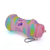 Earth Silicone Bottle Water Cup Portable Drop-proof Leak-proof Silicone Water Cup Silicone Telescopic Folding Cup Outdoor Sports Water Bottle