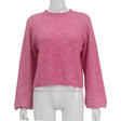 Long sleeved backless lace up sexy spicy girl knitted loose women's top sweater - V.I.P Digital Presence