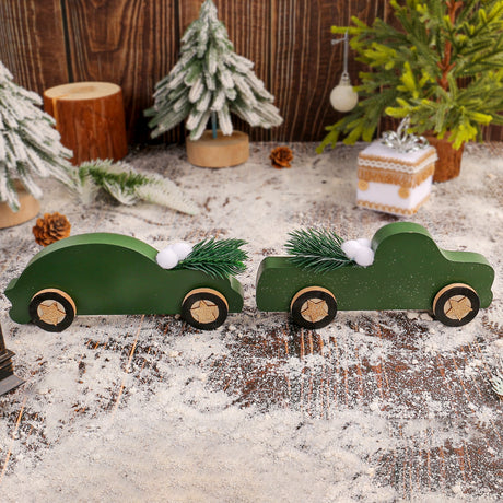 Christmas decoration small ornament fashionable dark green car ornament - V.I.P Digital Presence