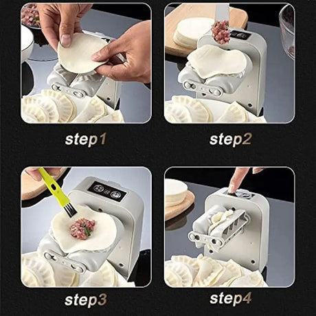 Fully Automatic Electric Dumpling Maker Artifact DIY Machine Mould Pressing Dumpling Skin Mould USB Rechargeable Kitchen Gadget - V.I.P Digital Presence