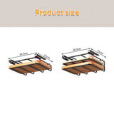 Under - Cupboard Hanging Organizer: Hooks for Paper Towels, Rags, Plus Shelf for Cutting Boards & Pot Covers - V.I.P Digital Presence