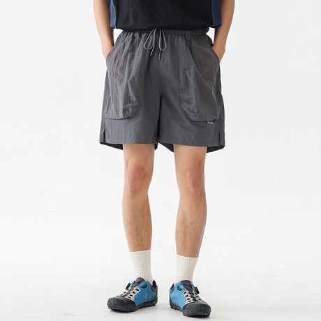 Color Block Pocket Short Length Men's Summer Casual Loose Street Trendy Ins Elastic Waist Sports Shorts - V.I.P Digital Presence