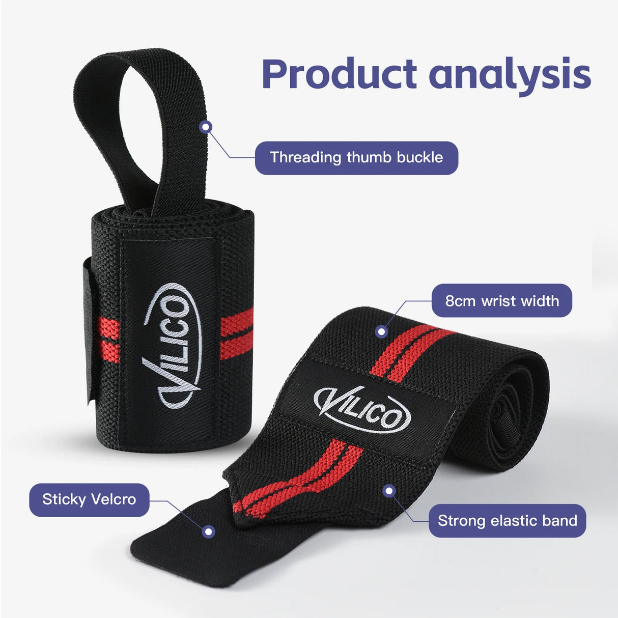 Correa de fitness, protector de muñeca, protector de muñeca deportivo, funda para articulaciones, vendaje elástico, banda de potencia