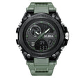 Men's dual display waterproof electronic watch, outdoor sports timing multifunctional quartz electronic watch, shock resistant student watch - V.I.P Digital Presence