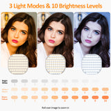 Mobile phone fill light, live broadcast ring light, computer laptop photography light, LED video conference fill light - V.I.P Digital Presence