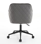 Velvet Office Desk Chair, Modern Home Desk Chair with Wheels , Vanity Chairs for Living Room, Bedroom,Study Room - V.I.P Digital Presence