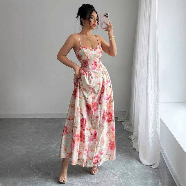 Cross-borderNew Spring and Summer Strapless Shoulder-baring Women's Fashion Fairy Long Elegant Evening Dress - V.I.P Digital Presence