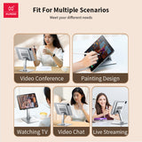 Suitable for tablet stand, iPad desktop stand, mobile phone universal metal heat dissipation, foldable lazy person stand - V.I.P Digital Presence