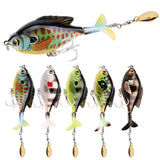 9.5cm/16.9g Propeller Rotary Tractor Bait Path Sub Bait Floating Water Rock Small Fat Water System Wave Climbing Fish bait - V.I.P Digital Presence