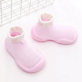 Autumn and Winter Baby Socks Silicone Anti slip Bottom Floor Socks Children's Shoes and Socks Cartoon Rainbow Strips Indoor Walking Shoes and Socks - V.I.P Digital Presence