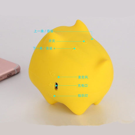 Creative new cartoon bluetooth speaker TWS couplet wireless hands-free call mini speaker - V.I.P Digital Presence