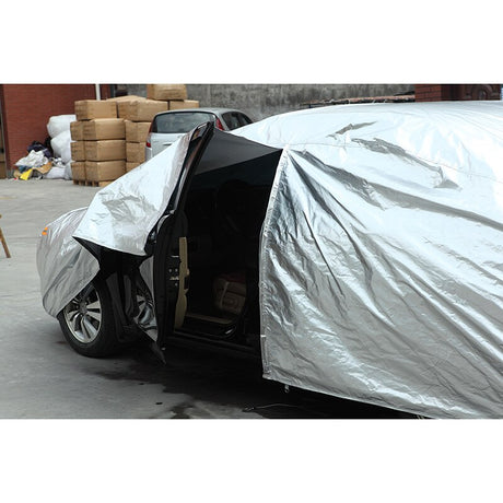 Kayme waterproof car covers outdoor sun protection cover for car reflector dust rain snow protective suv sedan hatchback full s - V.I.P Digital Presence