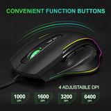 Wireless charging illuminated gaming mouse with anti sleep function automatic cursor movement to prevent computer screen lock - V.I.P Digital Presence