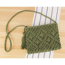 Tassel Handheld Woven Bag Retro Handheld Woven Bag Summer Vacation Tourism Beach Bag - V.I.P Digital Presence
