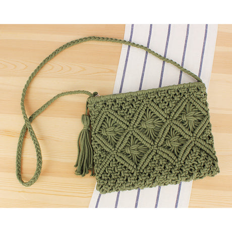 Tassel Handheld Woven Bag Retro Handheld Woven Bag Summer Vacation Tourism Beach Bag - V.I.P Digital Presence