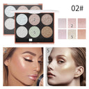 Romantic Beauty 6-Color Highlighter Repair Pearl Not Easy To Take Off Makeup Makeup Finishing Highlighter - V.I.P Digital Presence