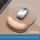 Gradient Mouse Pad Wrist Guard with Logo Female Wrist Guard Mouse Pad Wrist Support Computer Silicone Mouse Pad Wholesale
