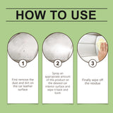 Car Leather Reconditioning Spray, Clean And Decontaminate Bright Car Interior Repair Maintenance Care Spray - V.I.P Digital Presence