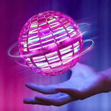 UFO intelligent sensing spinning ball magic flying ball floating ball fingertip glowing magic ball children's toy - V.I.P Digital Presence