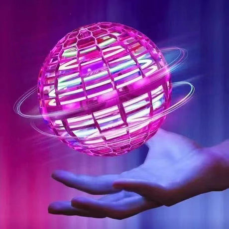UFO intelligent sensing spinning ball magic flying ball floating ball fingertip glowing magic ball children's toy - V.I.P Digital Presence