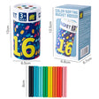 Children's puzzle color classification cup 1-3 year old baby color cognition Montessori classification bucket toy - V.I.P Digital Presence