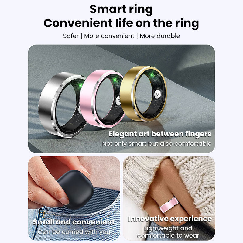 2025 New! Xiaomi Smart Ring for Men & Women. Tracks Heart Rate, Blood Oxygen, Sleep. 5ATM Waterproof Fitness Tracker - V.I.P Digital Presence