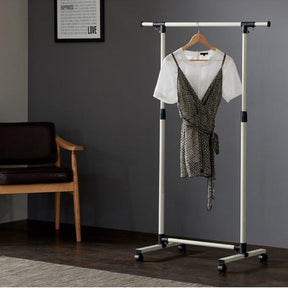 Short hanger, used for hanging heavy-duty rolling hangers with bottom racks and wheels for clothes - V.I.P Digital Presence