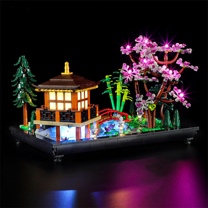 YEABRICKS is compatible with LEGO 10315 Peaceful Garden building blocks, LED lighting, creative accessories, and assembled lighting - V.I.P Digital Presence