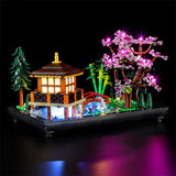 YEABRICKS is compatible with LEGO 10315 Peaceful Garden building blocks, LED lighting, creative accessories, and assembled lighting - V.I.P Digital Presence
