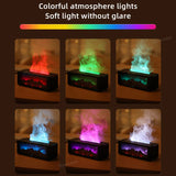 Flame atmosphere humidifier simulation fireplace mute automatic large spray household gifts must be placed - V.I.P Digital Presence