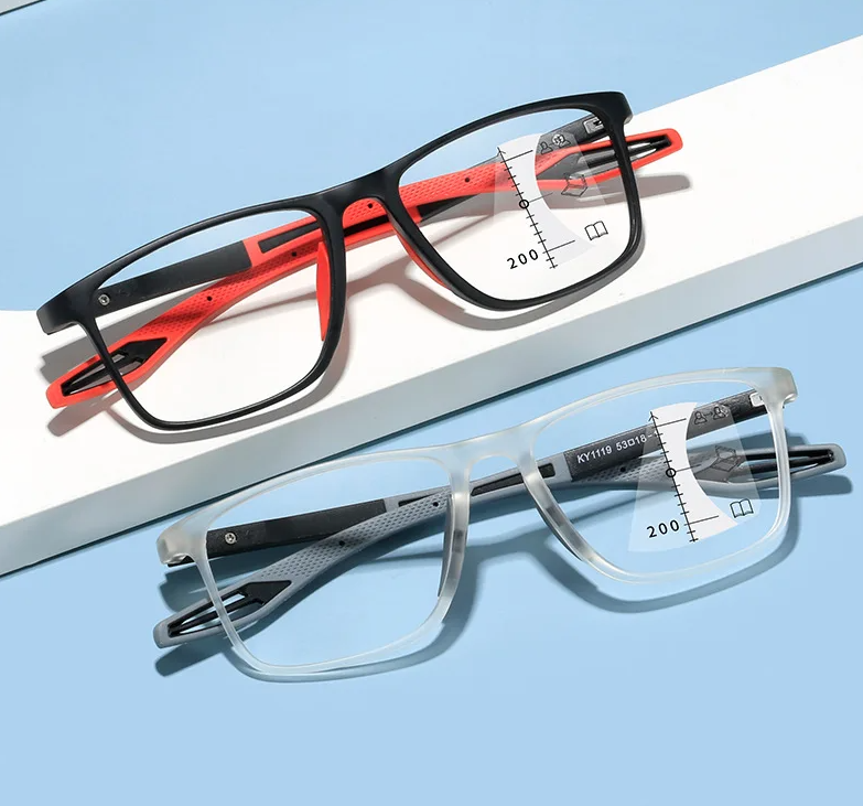 Classical Multifocal Progressive Reading Glasses Vintage Women Men Sports Presbyopia Eyewear Finished Optical Eyeglasses Diopter - V.I.P Digital Presence