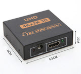 HDMI Distributor 1/2 4K * 2K Video Computer HD Screen Organizer HDMI 1/2 - V.I.P Digital Presence