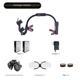 Dental oral head mounted magnifier with headlight HD orthopedic ENT optical instrument magnifying lens light - V.I.P Digital Presence