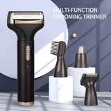 New Men's 4 in 1 Electric Razor Nose Hair Sideburns Knife Trimmer Eyebrow Grooming Set Compound - V.I.P Digital Presence