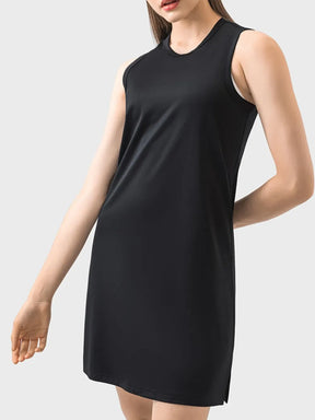 Round Neck Sleeveless Active Dress - V.I.P Digital Presence