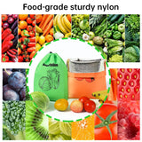 Insulated bag for keeping fresh: reusable storage organizer for bananas, lettuce and vegetables (drawstring closure) - V.I.P Digital Presence