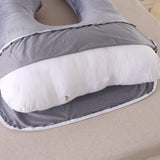 Pregnant women's detachable crystal velvet G-type side lying waist protection pillow - V.I.P Digital Presence