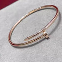 Precision Thick Plating Head and Tail Diamond Fashion Three-Circle Full Diamond Couple Bracelet - V.I.P Digital Presence