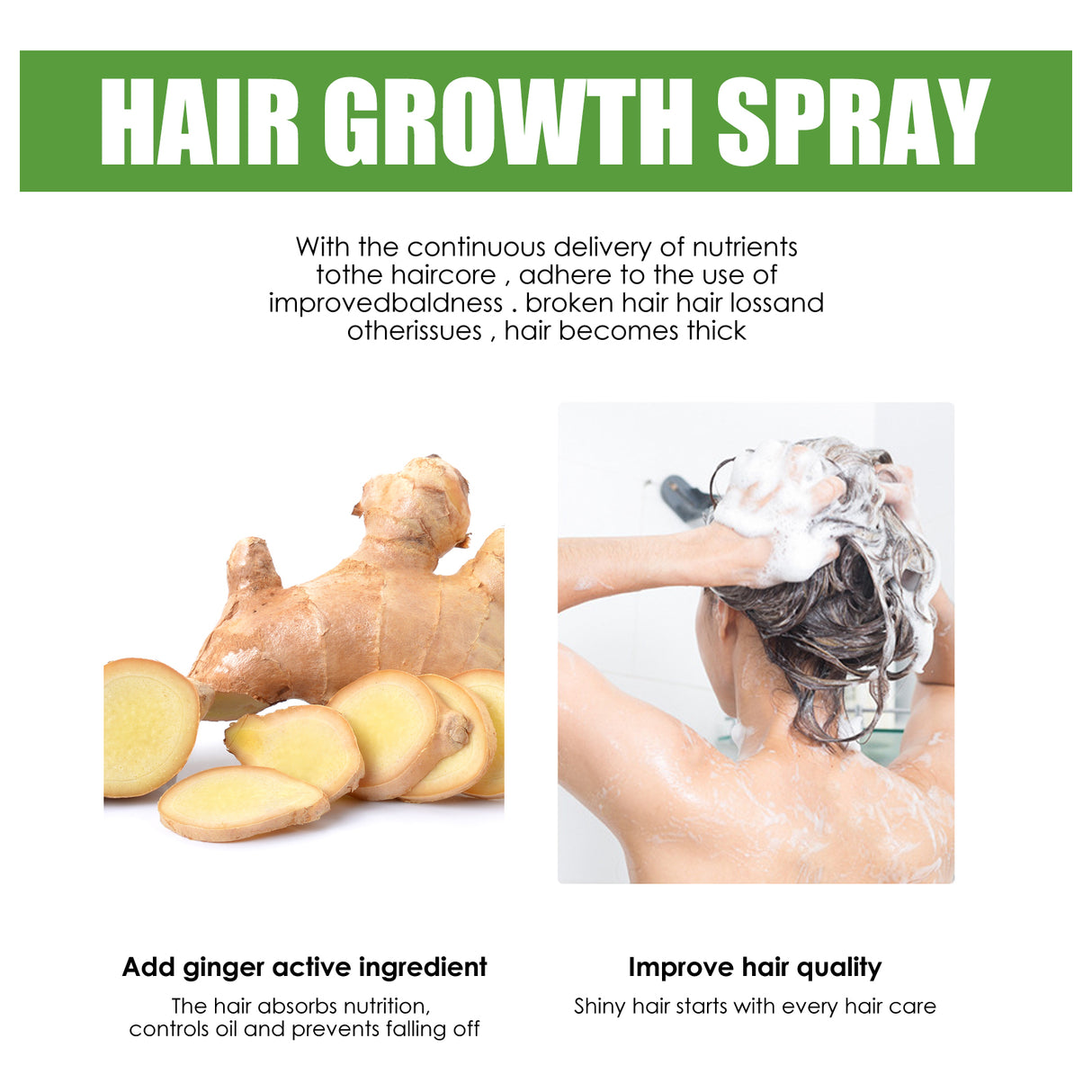 Hair Care Solution Gently Nourishes And Massages Scalp, Moisturizes And Softens Hair Care Spray - V.I.P Digital Presence